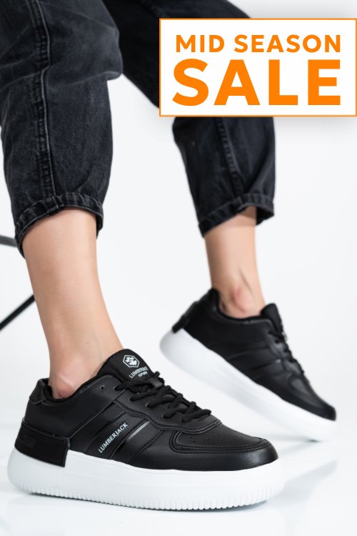 Lumberjack, pantofi sport black freya