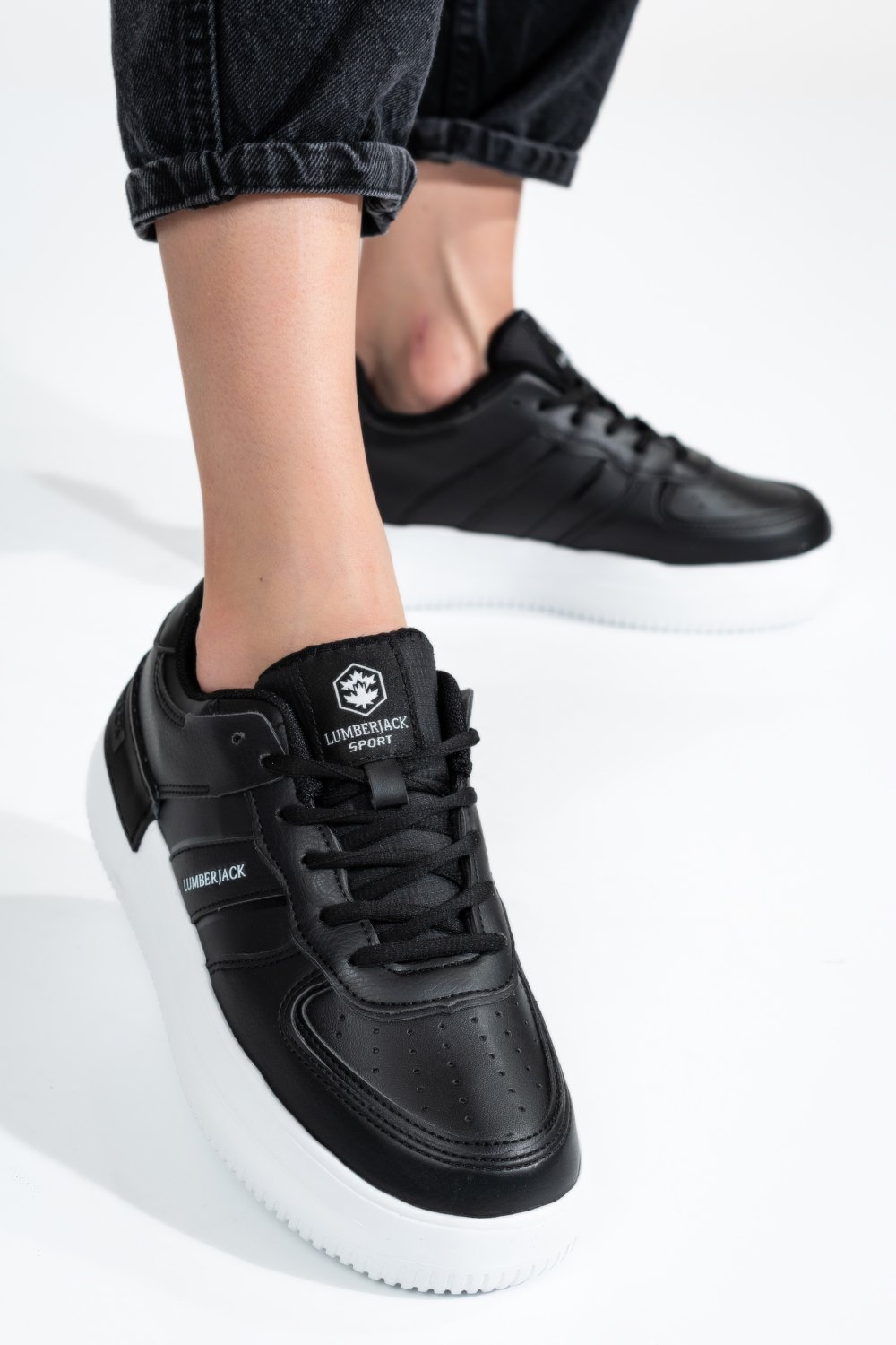 LUMBERJACK, PANTOFI SPORT BLACK FREYA