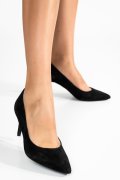 PANTOFI DAMA GUBAN PIELE NATURALA INTOARSA NEGRI 1S77218