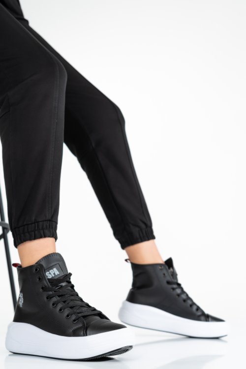 U.s. polo assn, ghete dama sport black clementine-2pr