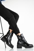 GHETE FEMEI PIELE NATURALA NEGRE 9S7748