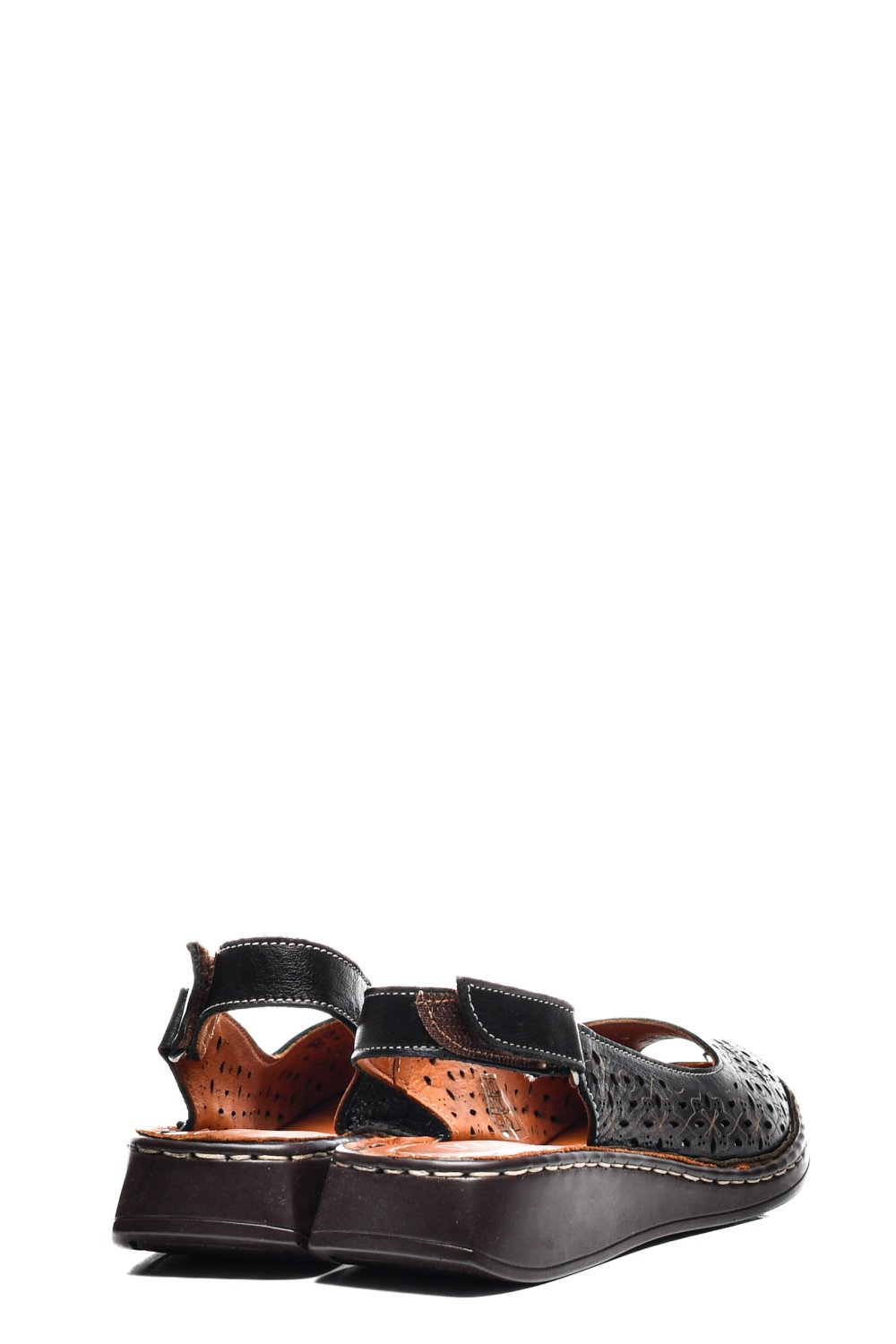 SANDALE NEGRE PIELE NATURALA 0S77807