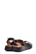 SANDALE NEGRE PIELE NATURALA 0S77807