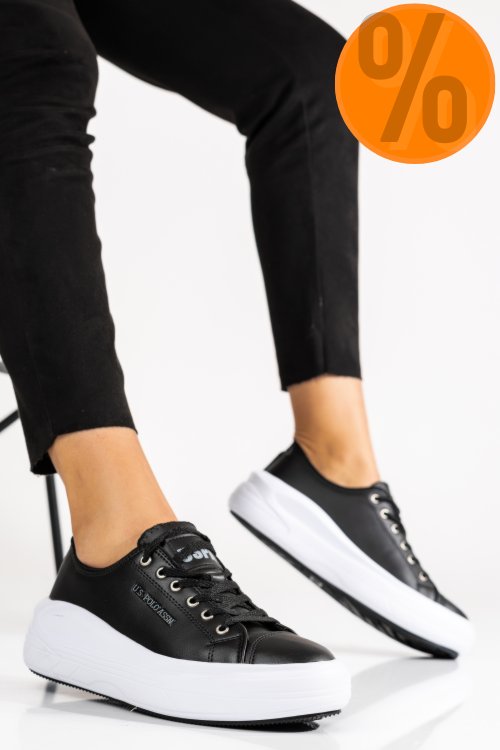 U.s. polo assn, pantofi sport black cleme