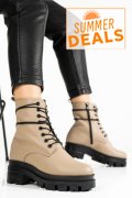 GHETE BEJ PIELE NATURALA 1S7780