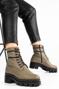 GHETE DAMA PIELE NATURALA KHAKI 1S7780