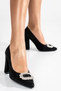 PANTOFI NEGRI PIELE NATURALA INTOARSA 1S77922