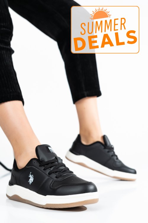 U.s. polo assn, pantofi sport black zeus