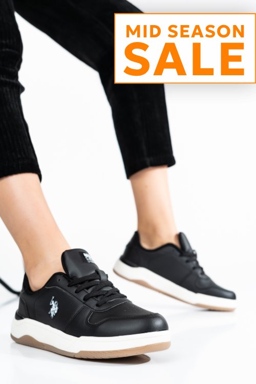 U.s. polo assn, pantofi sport black zeus