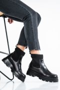 GHETE DAMA PIELE NATURALA NEGRE 8S77962