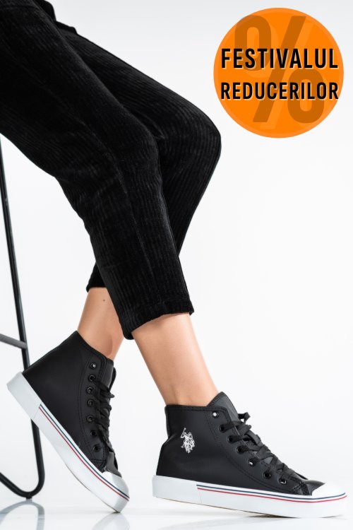 U.s. polo assn, pantofi sport black penelope