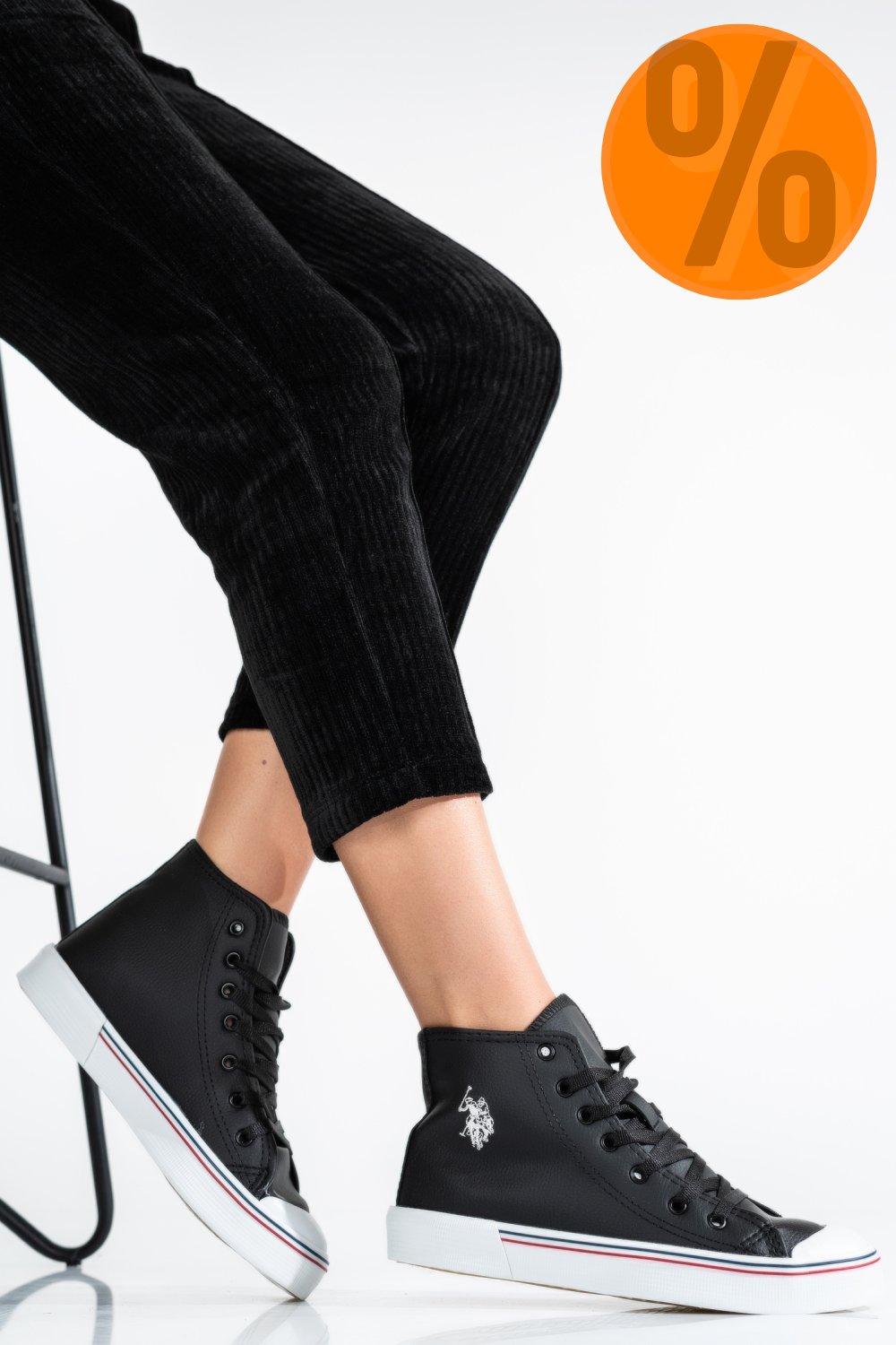 U.S. POLO ASSN, PANTOFI SPORT BLACK PENELOPE