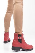 GHETE ROSII PIELE NATURALA 0PC82