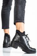 GHETE NEGRE PIELE NATURALA 0PC25