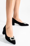 PANTOFI NEGRI PIELE NATURALA INTOARSA 1S77422