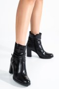 BOTINE DAMA PIELE NATURALA NEGRE 5S77791