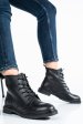 Wrangler, ghete femei piele naturala black ws77l02564a