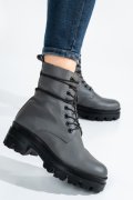 GHETE DAMA IMBLANITE PIELE NATURALA GRI 1S7780