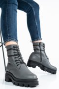 GHETE DAMA IMBLANITE PIELE NATURALA GRI 1S7780