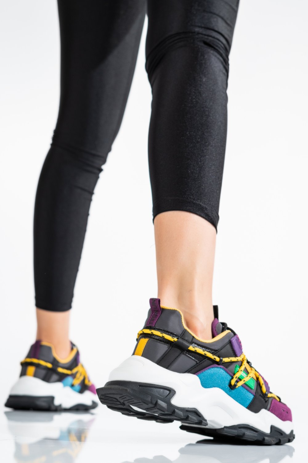 BENETON, PANTOFI SPORT MULTICOLOR BTW227210