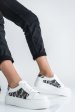 Pantofi sport alb negru snk piele naturala 3s77000