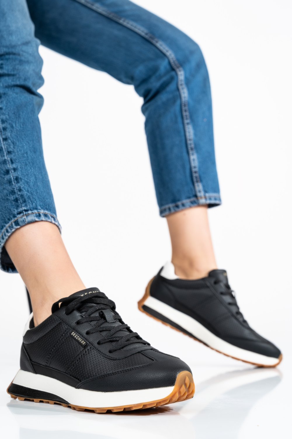 SKECHERS, PANTOFI SPORT BLACK 177150