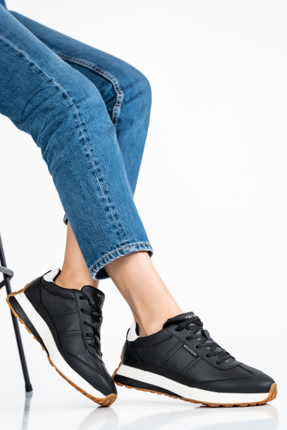 SKECHERS, PANTOFI SPORT BLACK 177150