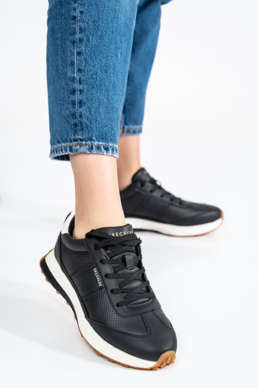 SKECHERS, PANTOFI SPORT BLACK 177150