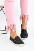 ESPADRILE NEGRI PIELE NATURALA 7PC129