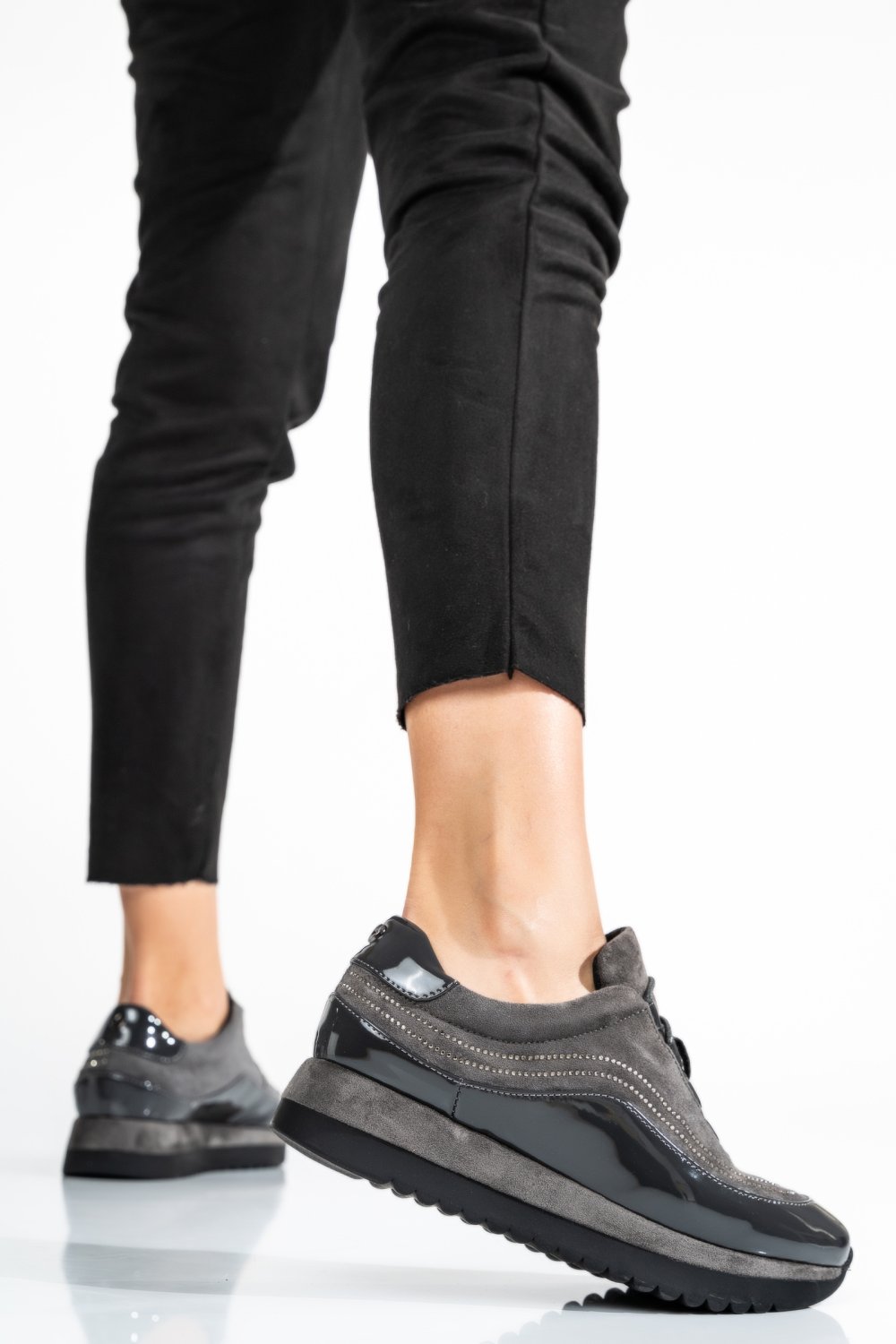 PANTOFI SPORT GRI  ADA101124