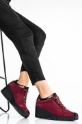 SNEAKERS BORDO PIELE NATURALA INTOARSA ADA101048