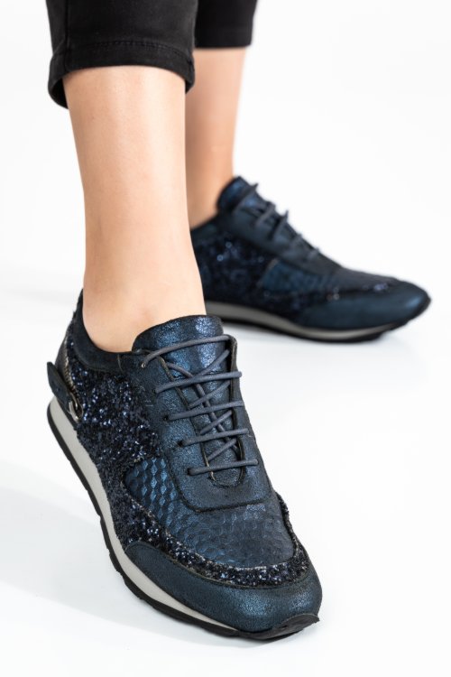 Pantofi sport bleumarin piele naturala ws77aldy