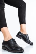 PANTOFI CASUAL DAMA PIELE NATURALA NEGRI 3730BIH