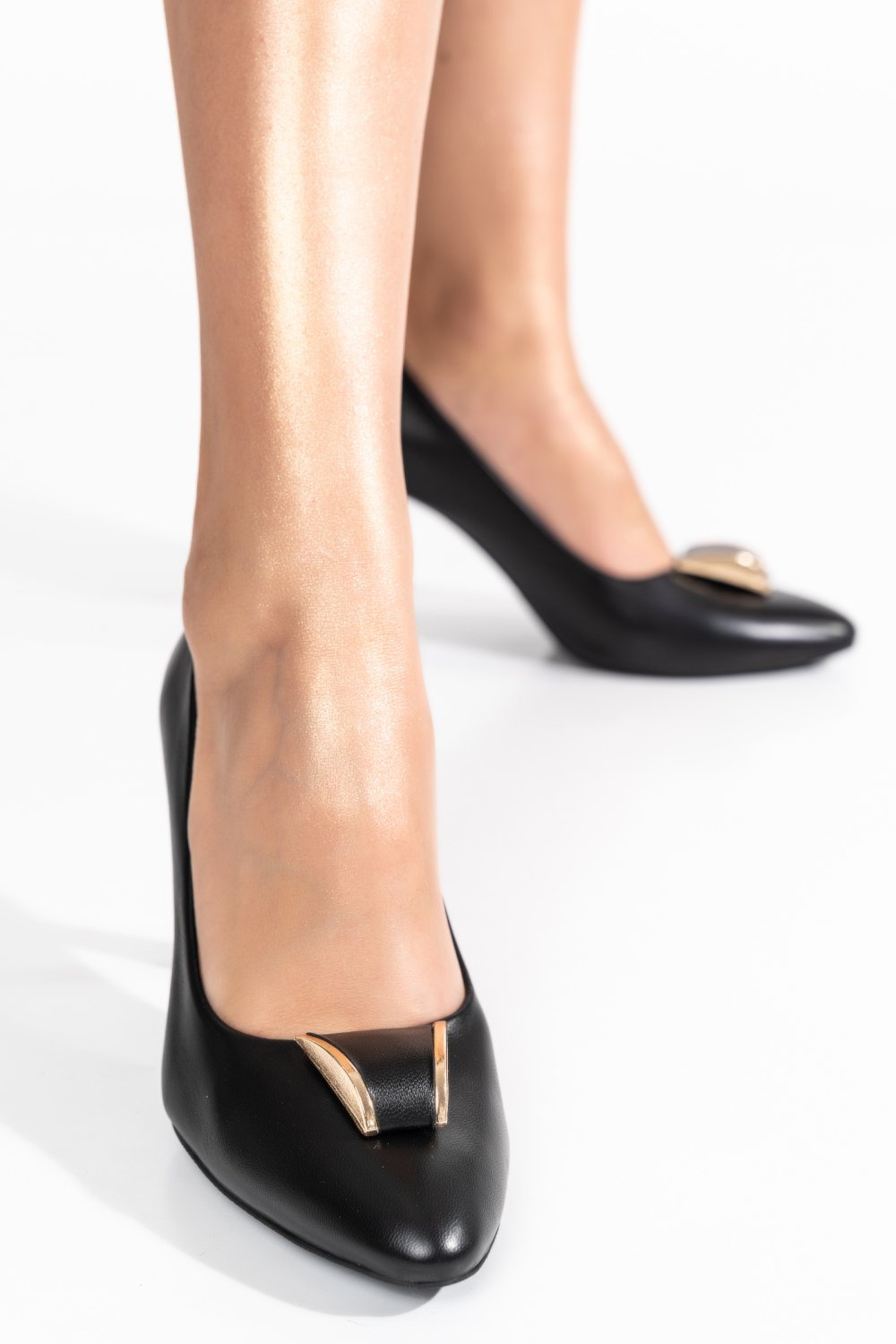 PANTOFI NEGRI PIELE NATURALA 1S77675