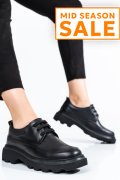 PANTOFI NEGRI PIELE NATURALA 7S77156