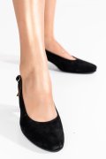 PANTOFI NEGRI FLORAL PIELE NATURALA INTOARSA 1PC462