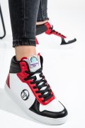 SERGIO TACCHINI, PANTOFI SPORT WHITE RED STM224070