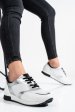 Pantofi sport dama piele naturala albi 8s77384