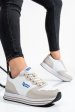 Gas, pantofi sport white beige gaw223910