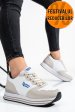 Gas, pantofi sport white beige gaw223910