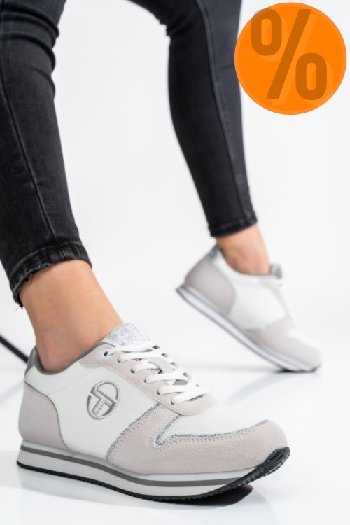 Sergio tacchini, pantofi sport white silver stw223102