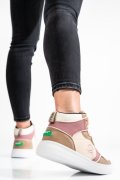 BENETON, PANTOFI SPORT BEIGE BTW227601