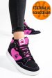 Beneton, pantofi sport black purple btw227600