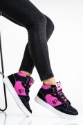 BENETON, PANTOFI SPORT BLACK PURPLE BTW227600