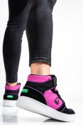 BENETON, PANTOFI SPORT BLACK PURPLE BTW227600
