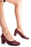 PANTOFI WINE PIELE NATURALA 3S77020