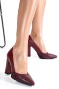 PANTOFI WINE PIELE NATURALA 1S77985