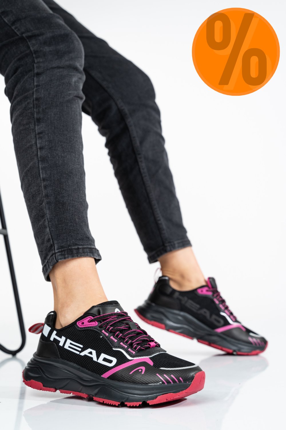 HEAD, PANTOFI SPORT BLACK FUCHSIA SAVANNAH TRAIL