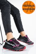 HEAD, PANTOFI SPORT BLACK FUCHSIA SAVANNAH TRAIL