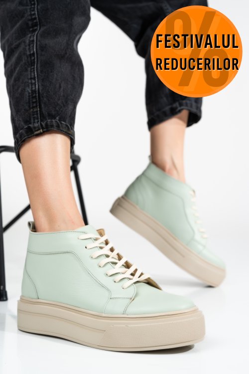 Ghete sport olive piele naturala 3s77010